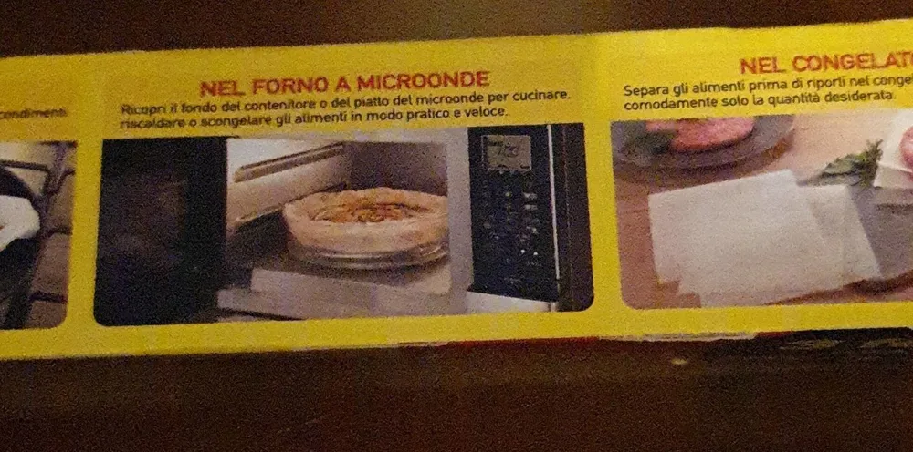 Carta da forno.