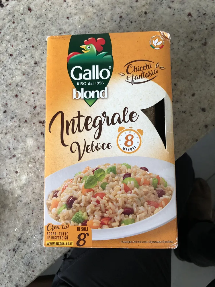 Riso Gallo Blond Rice Integrale Veloce