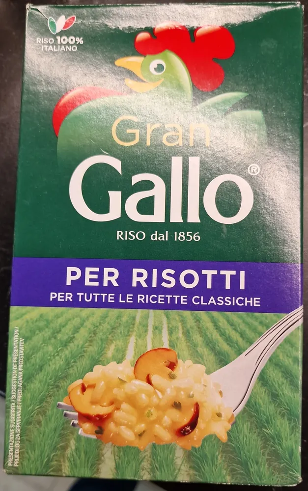 Gran Gallo riso per risotti chicchi classici
