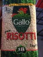 Riz Pour Rizotto, 1 Kilo, Marque Riso Gallo