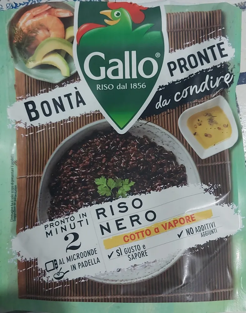 Gallo venere riso nero