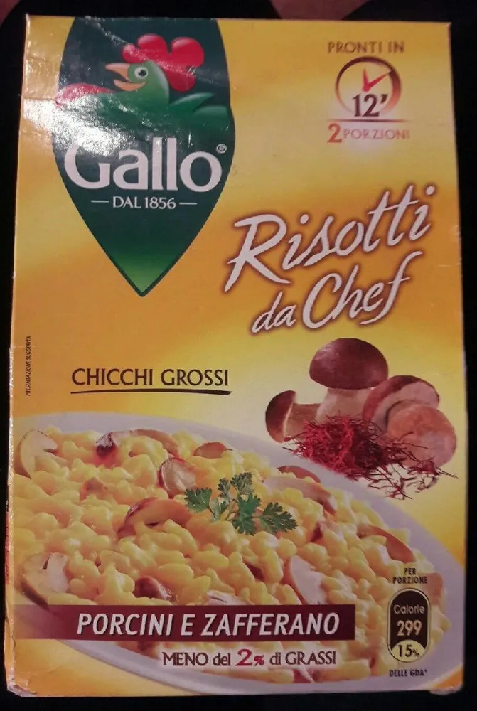 Risotto Porc. zaff. gr175 Gallo