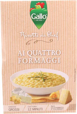 Risotto Ai Quattro Formaggi Gallo 175 G.