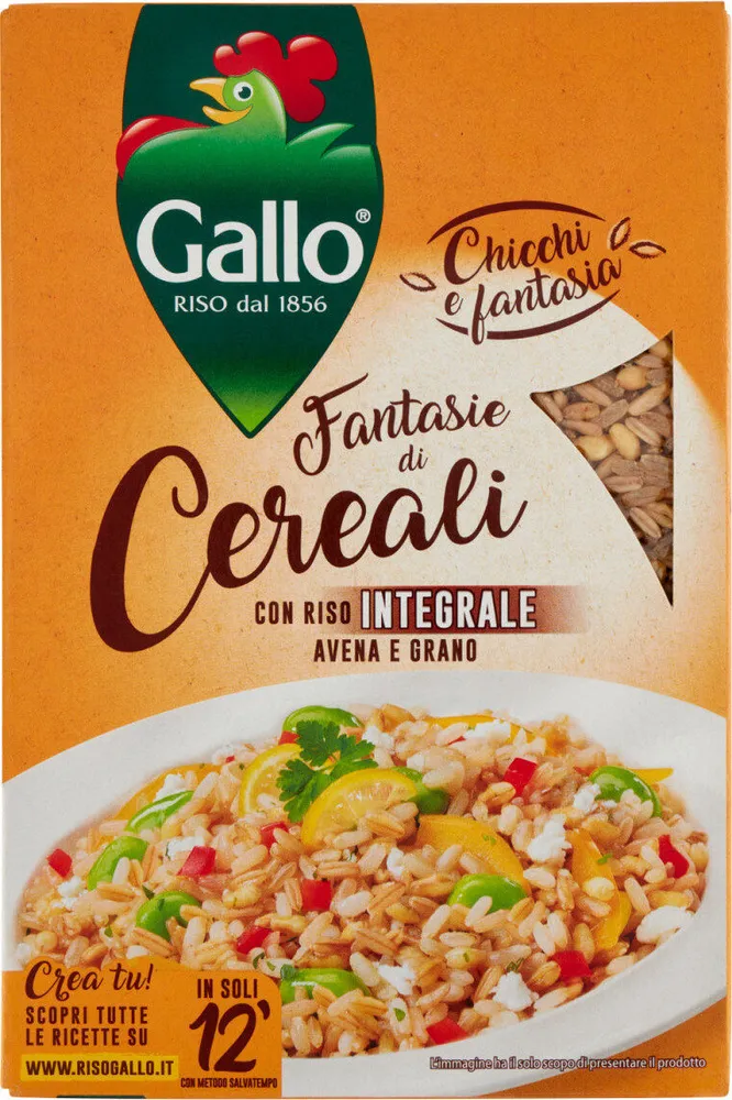Chicchi e fantasia fantasie di cereali con riso