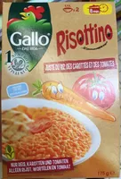 Risottino (juste du riz, des carottes et des tomates)