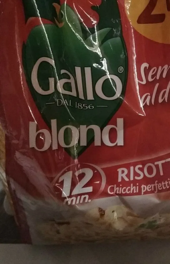 Gallo blond riso