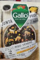 Riso venere con verdure e pollo