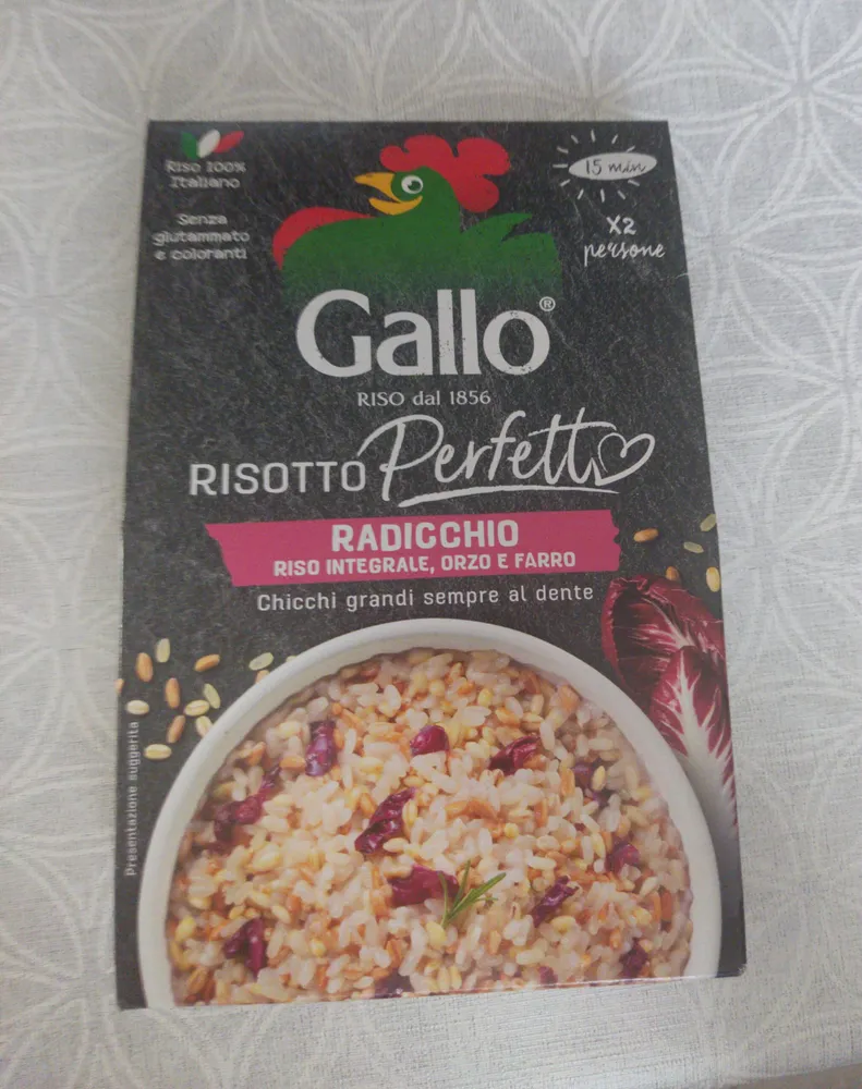 Risotto Perfetto radicchio, riso integrale, orzo e farro