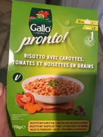 Risotto avec carottr tomate noisette