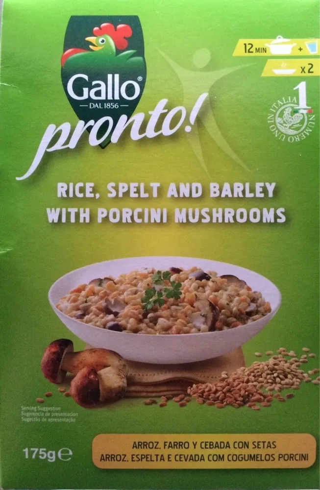 Riz aux 3 céréales et champignons