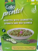 Risotto pronto con calabacín, espinaca y quinoa roja para preparar en 12 minutos envase 175 g