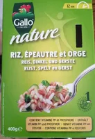 Nature riz épeautre et orge