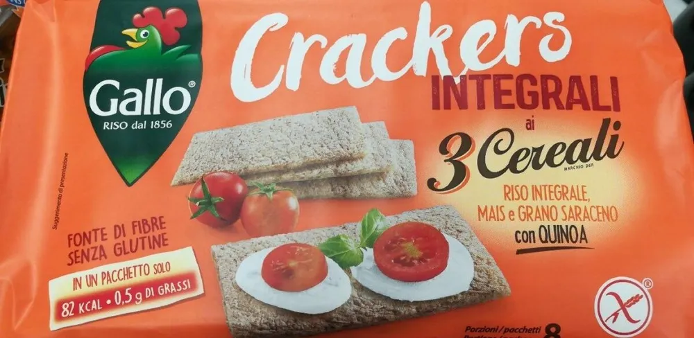 Crackers integrals aux 3 céréales
