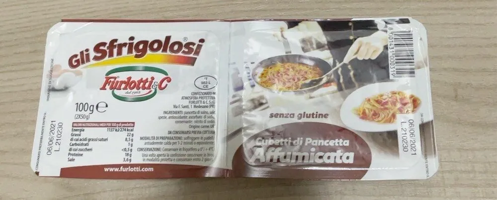Cubetti di pancetta