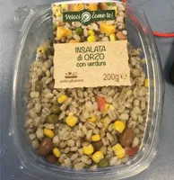 Insalata di orzo con verdure
