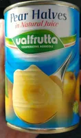 Pear halves in natural juice