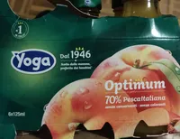 Optimum Succo Pesca ML. 125X6