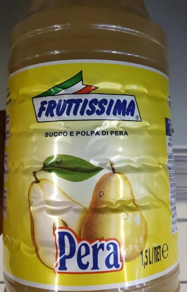 Succo e polpa di pera