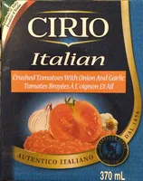 Cirio chopped tomatoes with onion and garlic