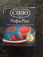 Cirio chopped tomatoes with chili