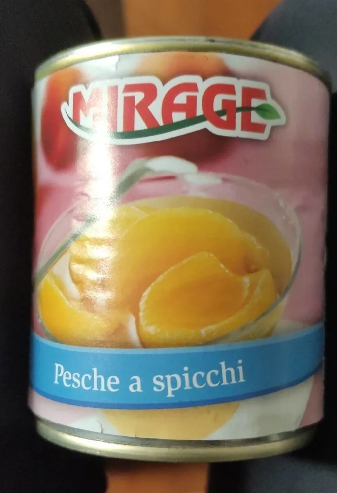 Pesche a spicchi