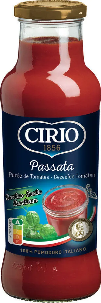 Purée de tomates au basilic