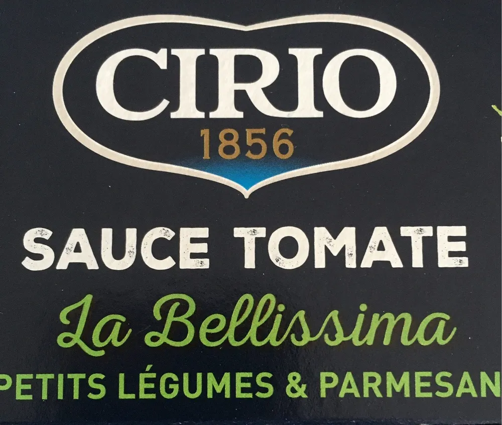 Sauce tomate La Bellissima petits légumes & parmesan