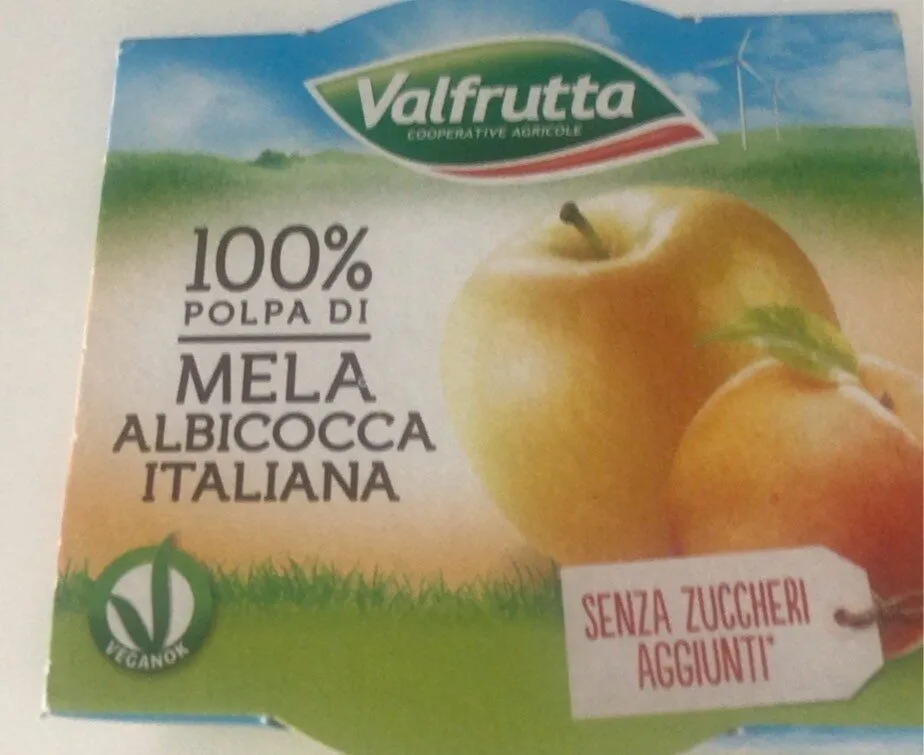 Polpa di mela e albicocca