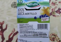 100 polpa di mela mirtillo