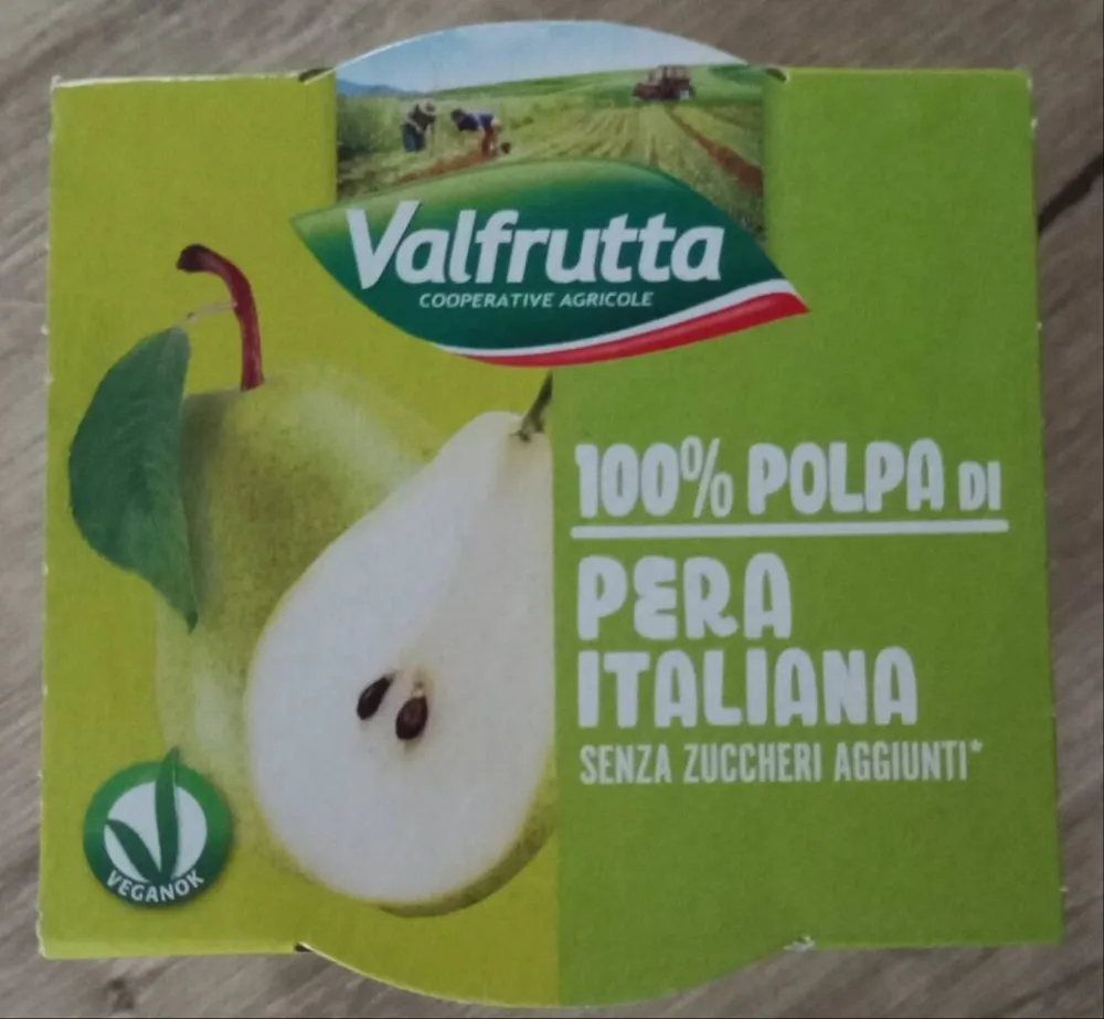 100% polpa di pera italiana