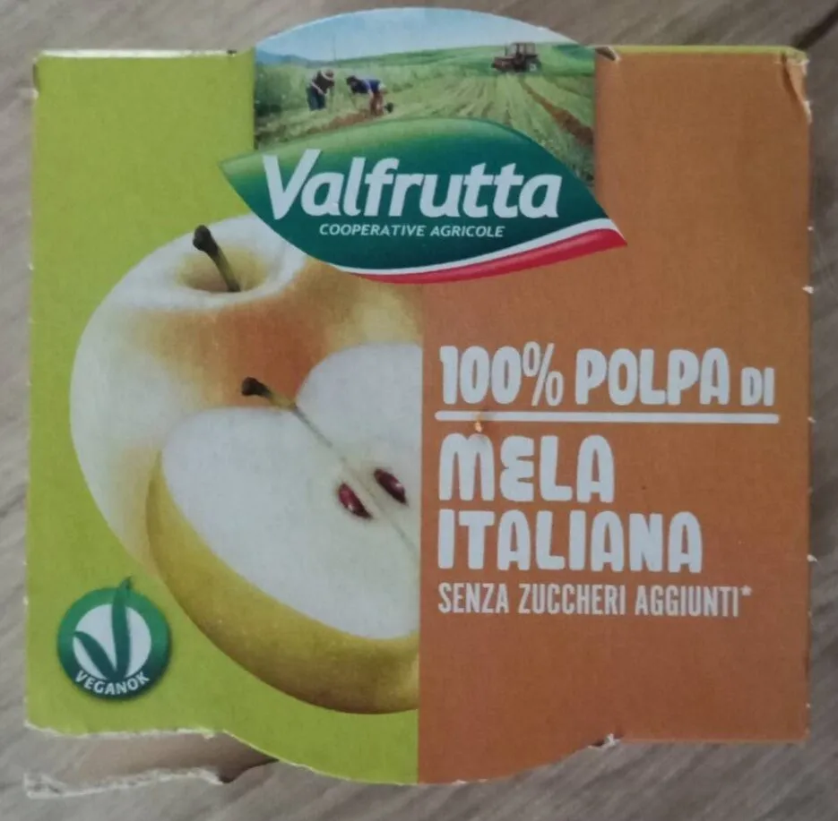 100% polpa di mela italiana