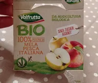 Bio polpa di mela pesca italiana