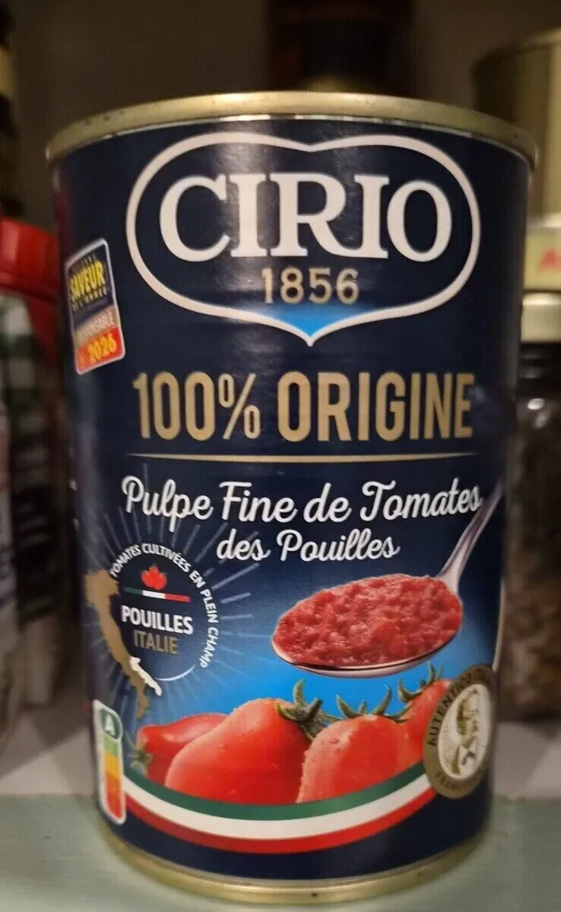 Pulpe fine de tomats