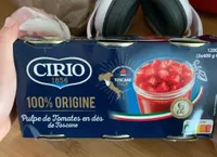 Pulpe de tomates en dés