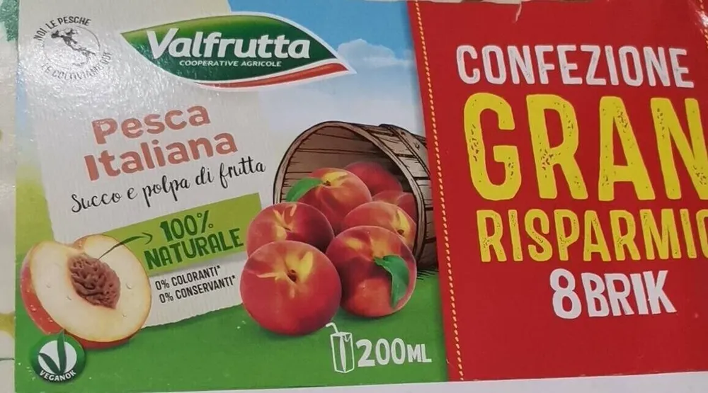 Succo di frutta alla pesca