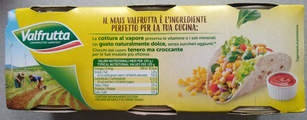 Mais Italiano Cotto a vapore