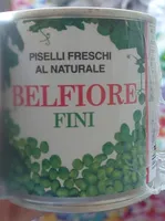 Piselli freschi al naturale
