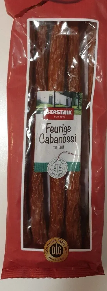 Feurige Cabanossi