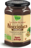 Nocciolata sans lait pâte à tartiner bio