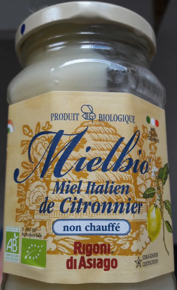 Miel Italien de citronnier biologique