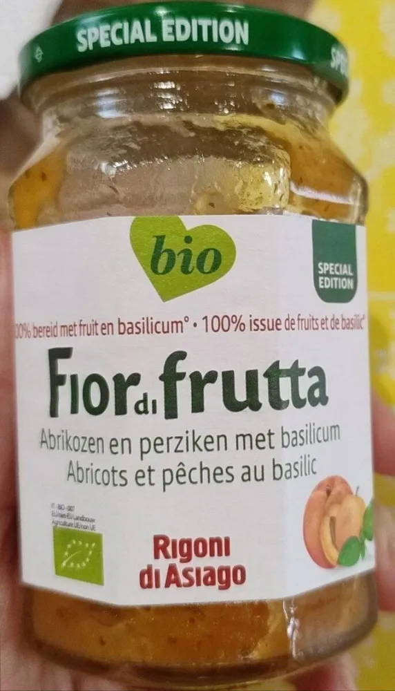 Confiture abricots et pêches au basilic
