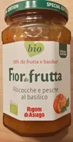 Fiordifrutta albicocche e pesche al basilico