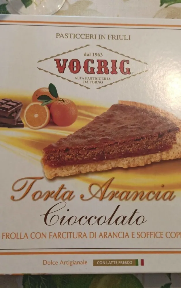 Torta arancia cioccolato vogrig