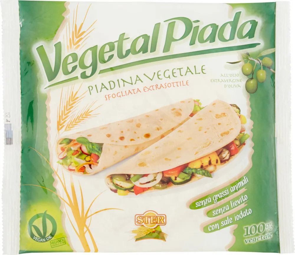 Vegetal piada all'olio extravergine d'oliva