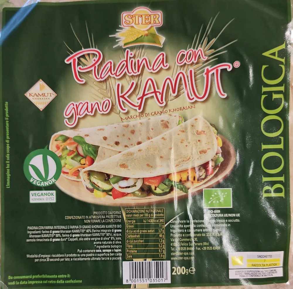 Piadina con Kamut