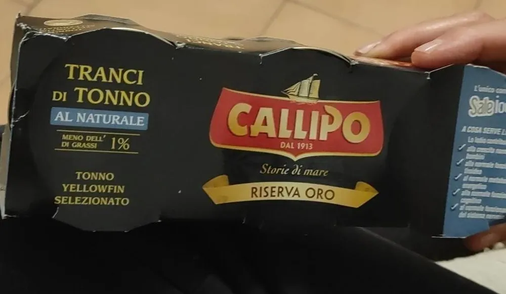 Tranci di tonno al naturale