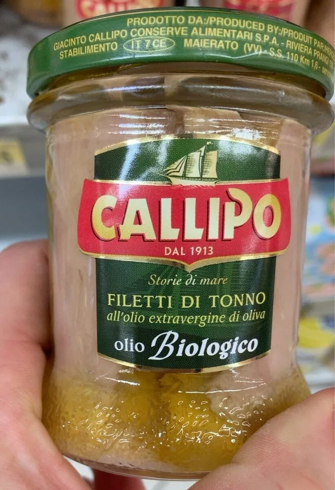 Filetti di tonno all'olio extravergine di oliva bio