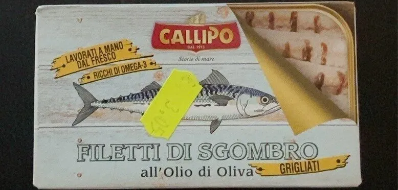 Filetti di sgombro grigliati all’olio di oliva