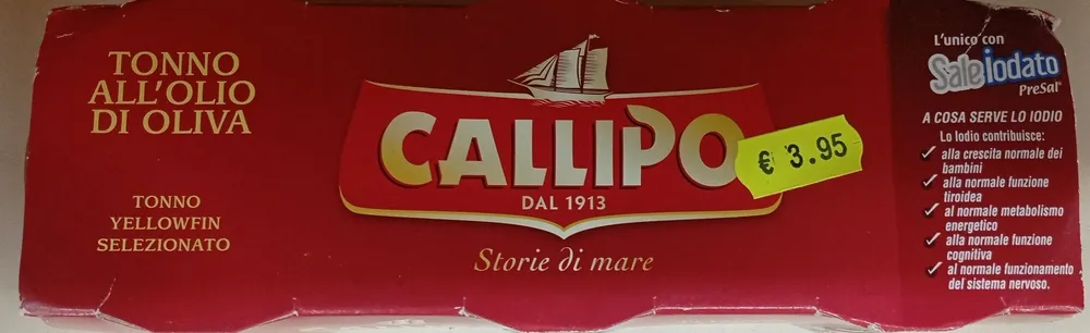 Tonno all'olio di oliva