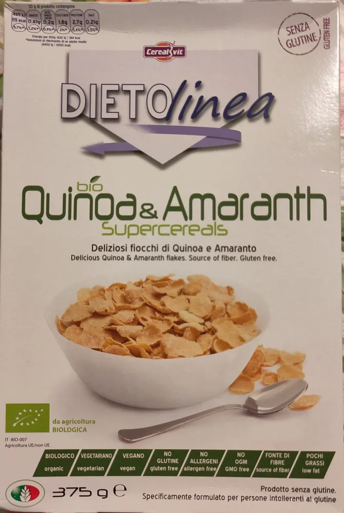 Bio quinoa e amaranto